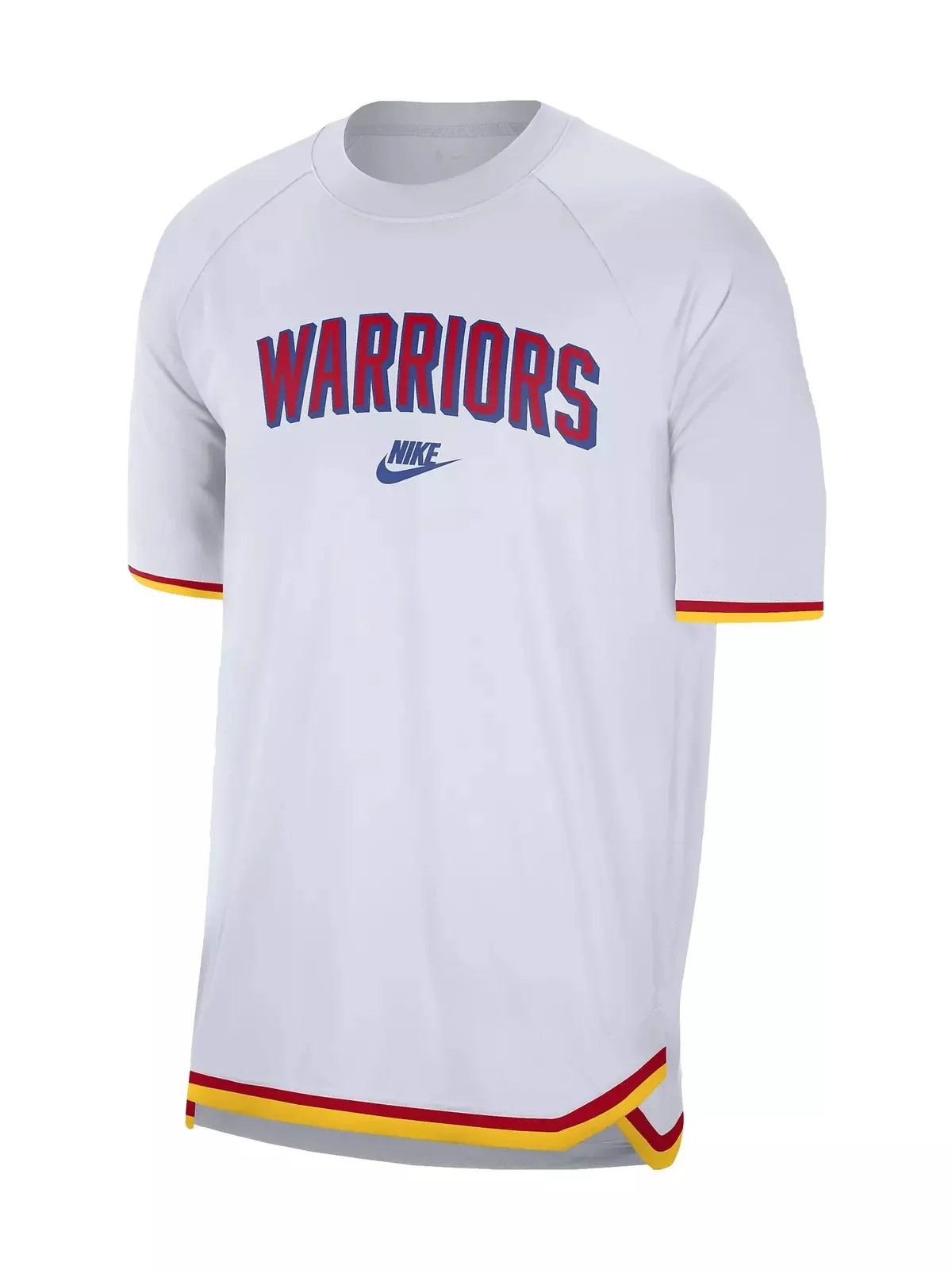 Men's Golden State Warriors Hardwood Classics Dri-FIT NBA Short-Sleeve Pregame T-Shirt - White - 1