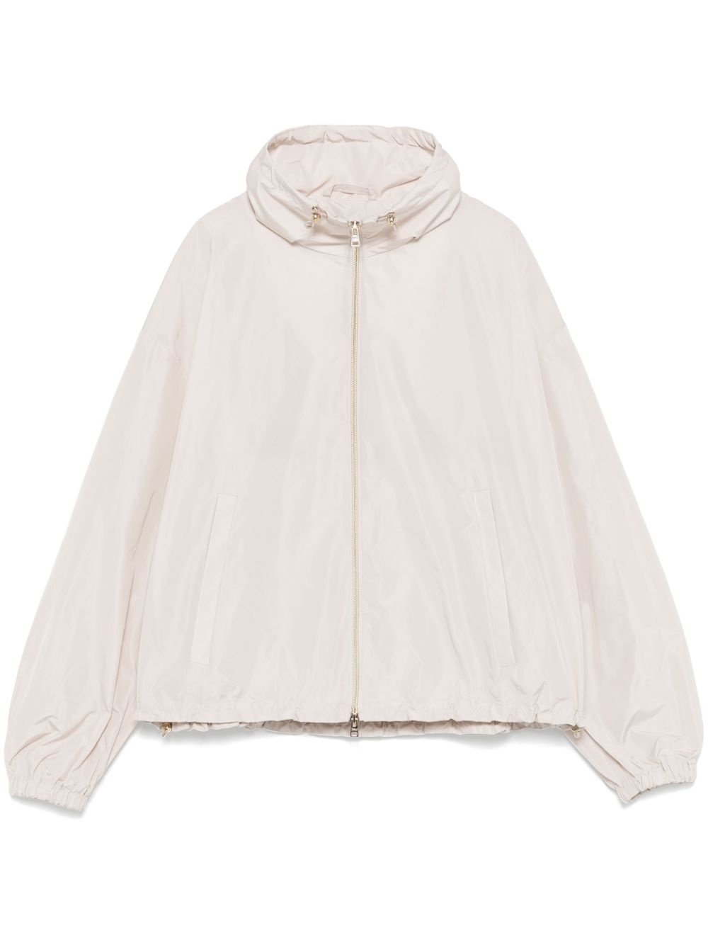 drawstring-neck jacket - 1