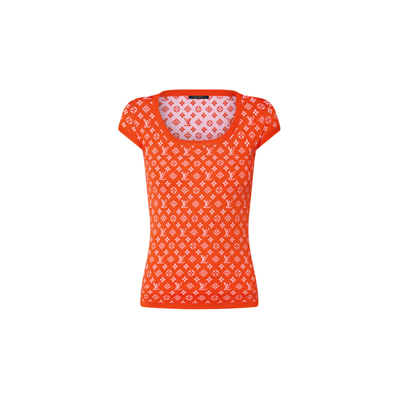 Monogram Jacquard Knit Top 1