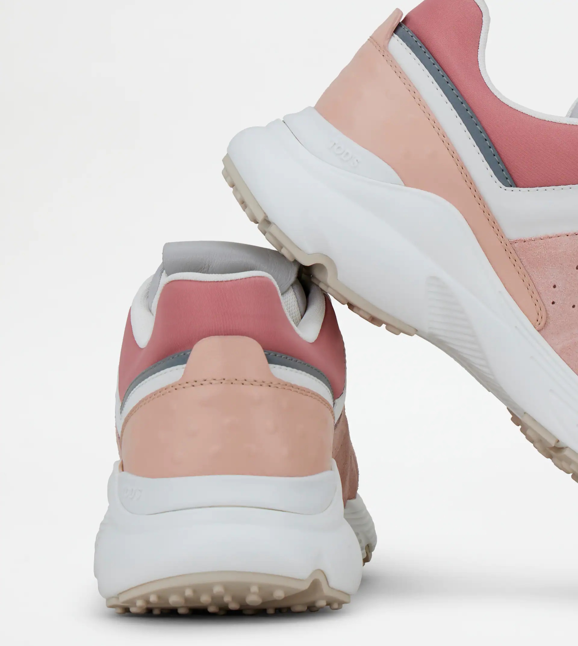 SNEAKERS IN SUEDE - PINK - 6
