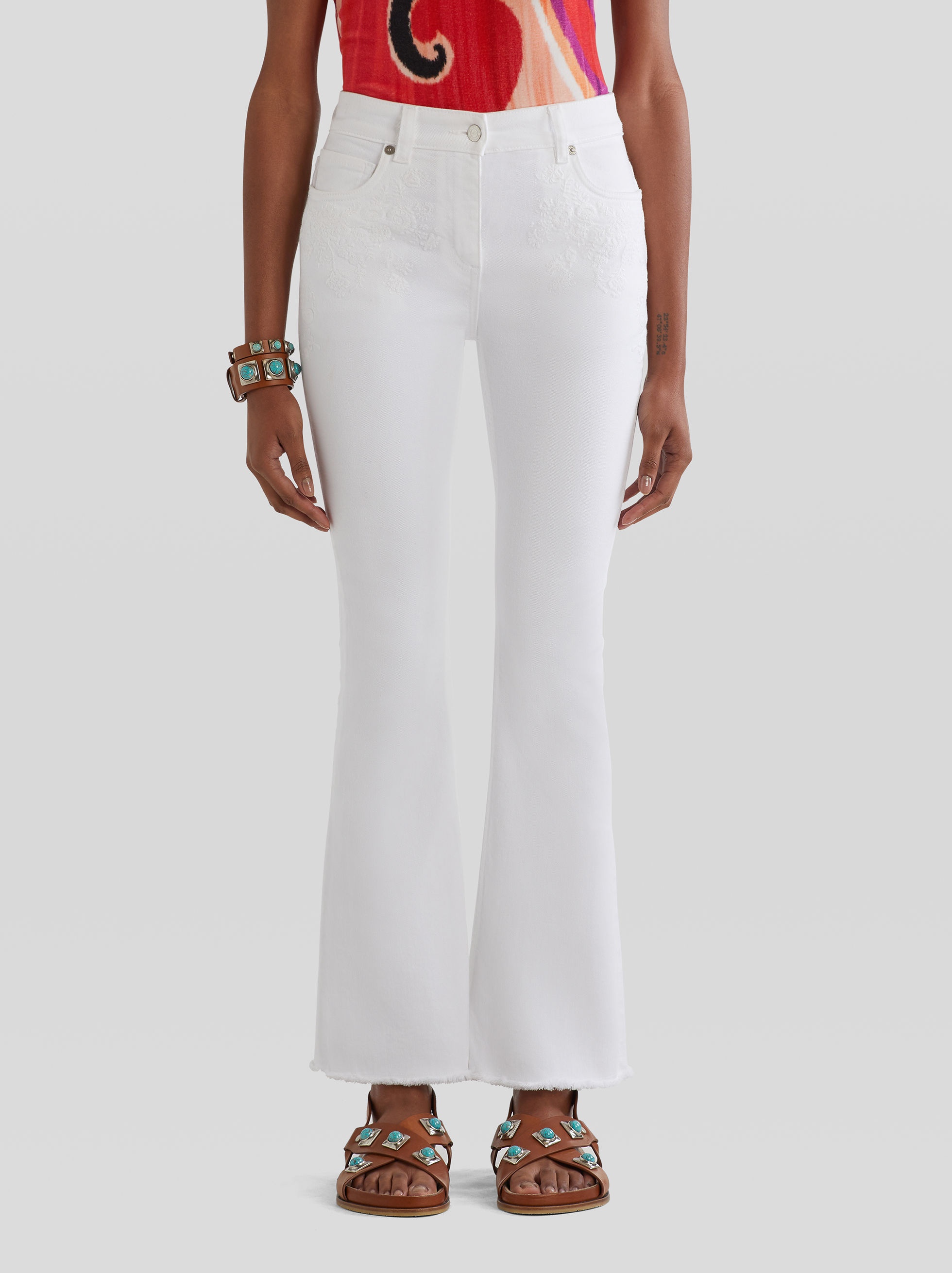 EMBROIDERED JEANS - 2