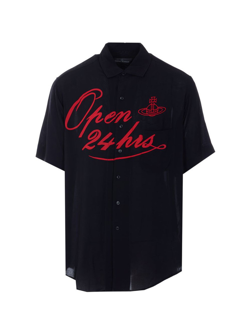 Open 24 Hours Bowling short-sleeve shirt 1