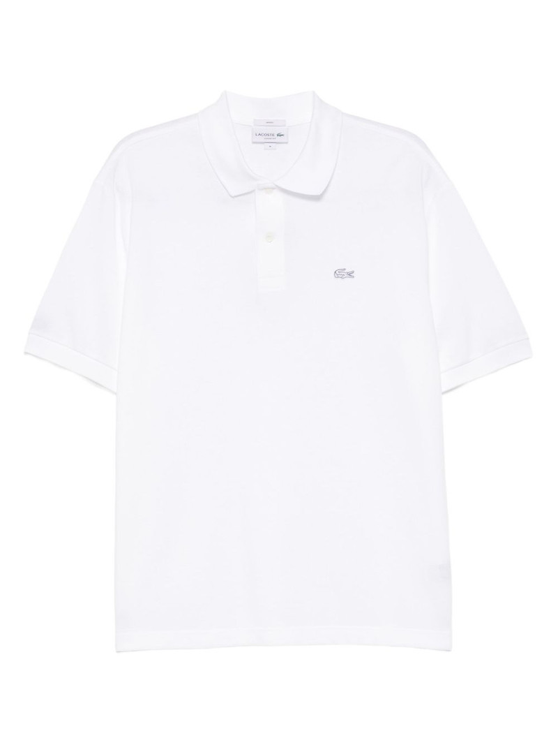 logo-embroidered polo shirt 1
