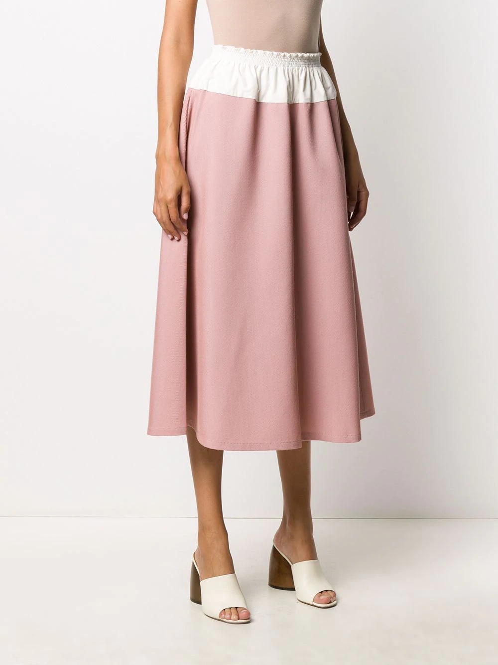 colour-block midi skirt - 3