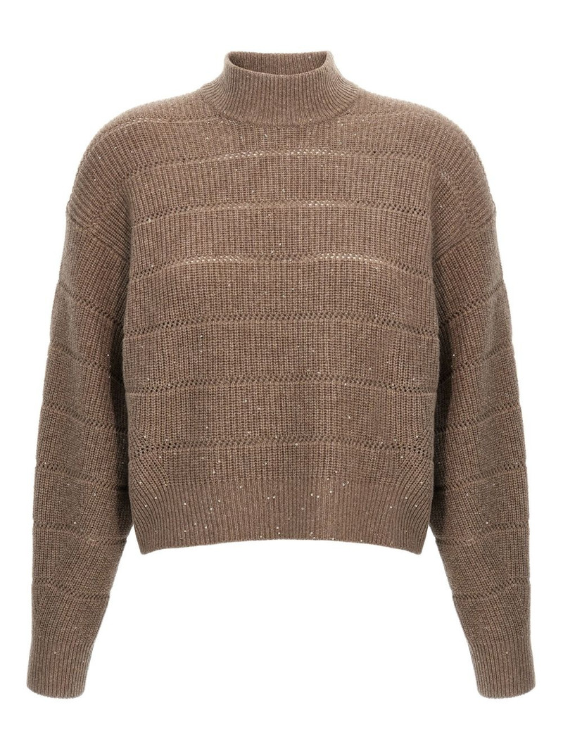 sequin-embellished sweater 1