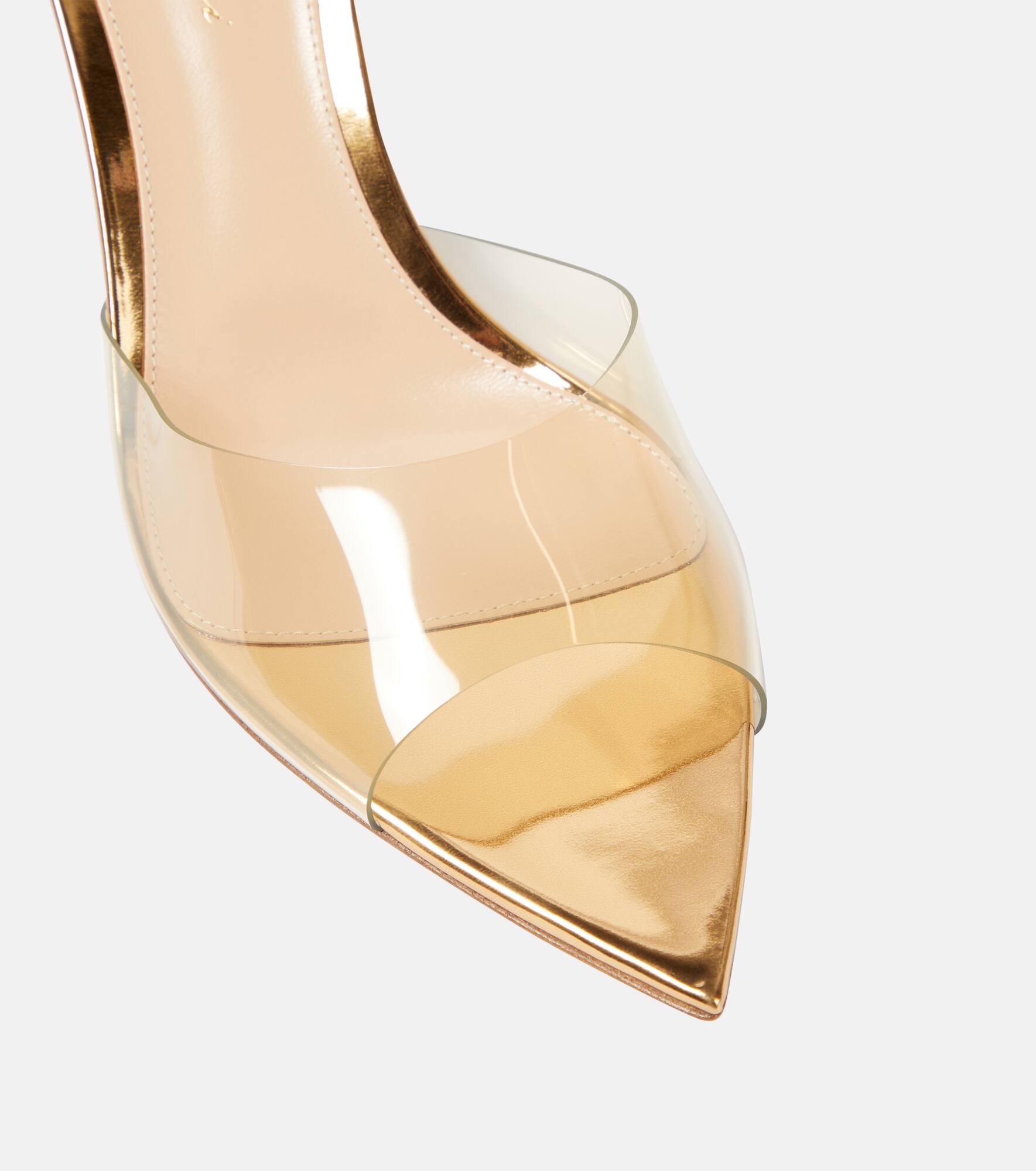 Elle 55 PVC and patent leather mules - 6