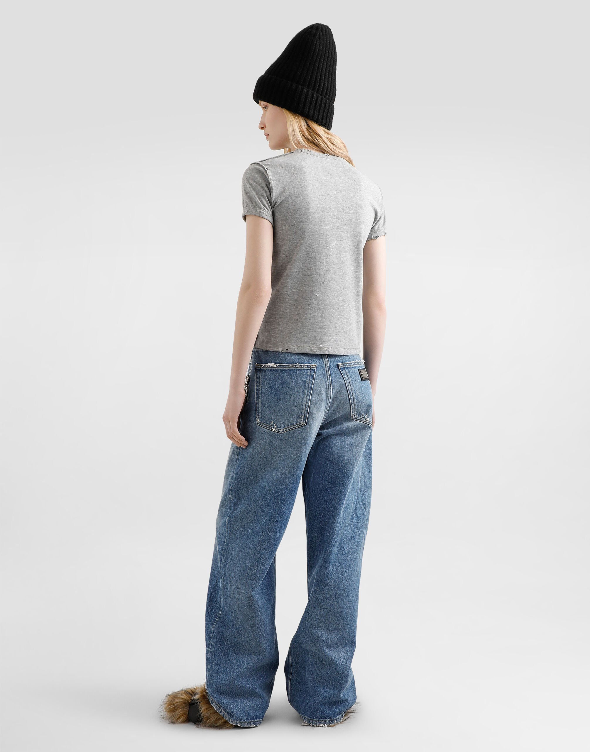 Jersey t-shirt with print - 3