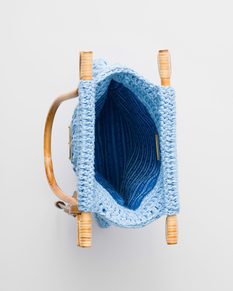 Cotton crochet mini-handbag 5