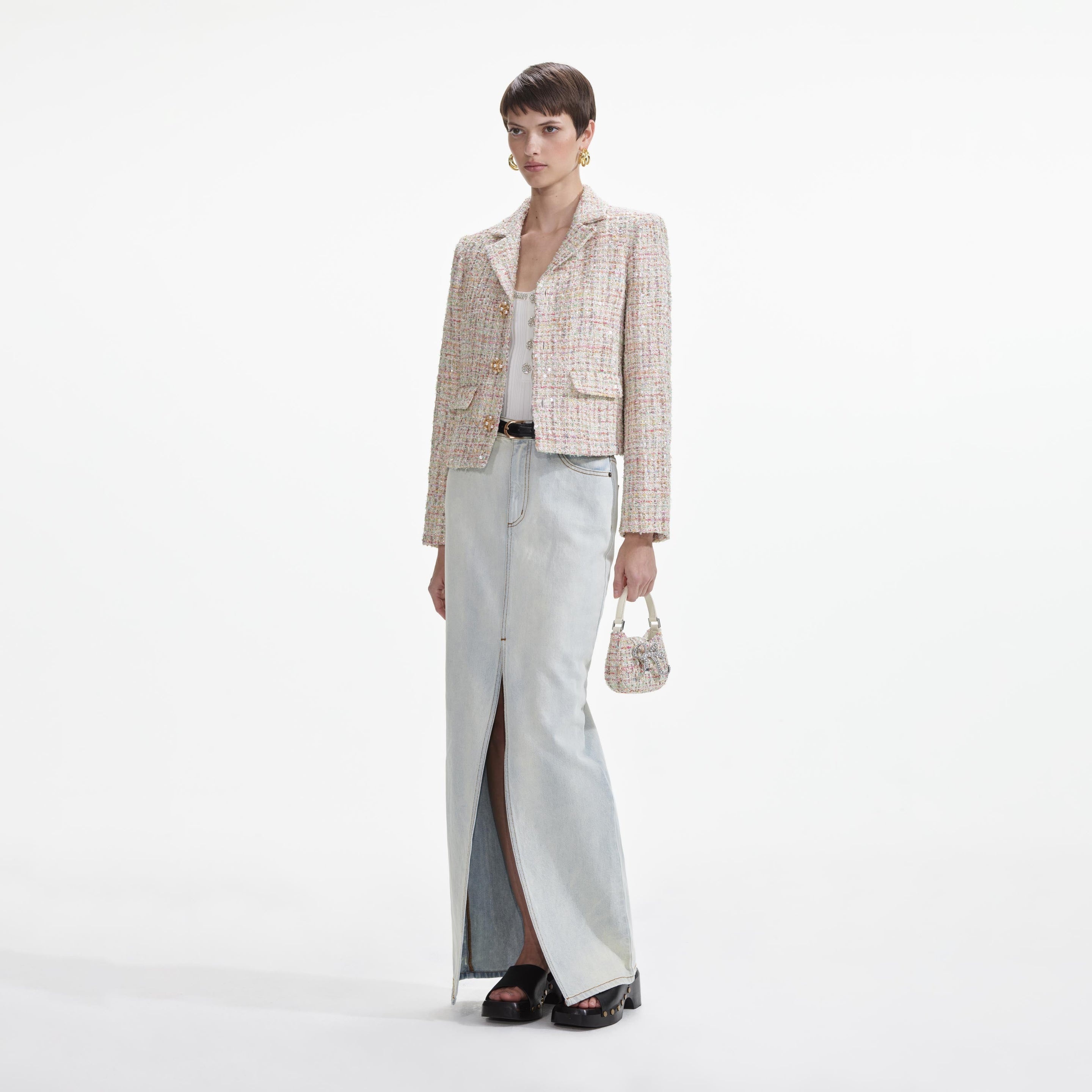 Pastel Boucle Jacket - 2