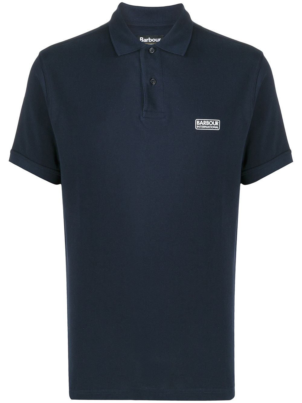 logo-print polo shirt - 1