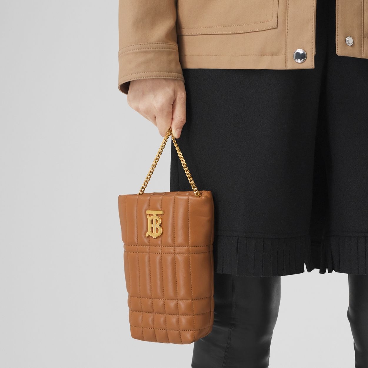 Micro Quilted Lambskin Lola Bucket Bag - 9