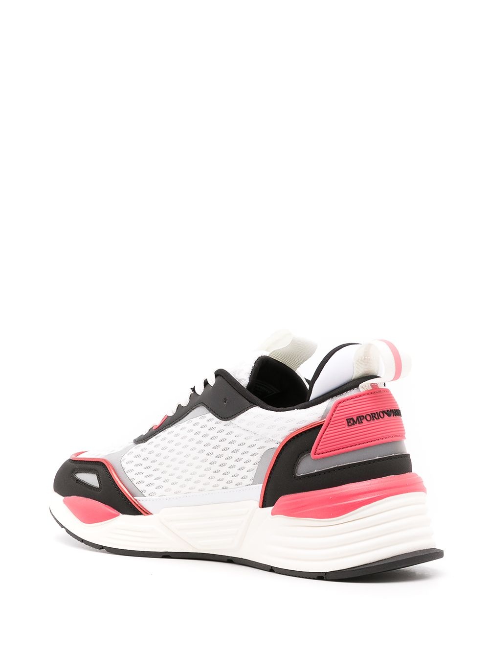 panelled low-top sneakers - 3