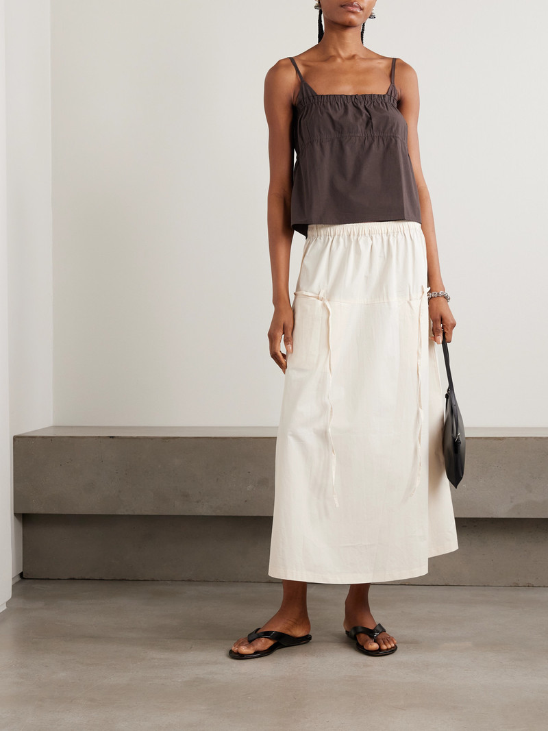 DEIJI STUDIOS Tri Frayed Organic Cotton Camisole outlook