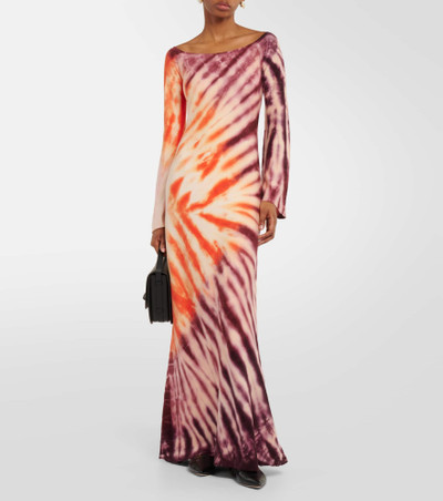 GABRIELA HEARST Kells tie-dye off-shoulder maxi dress outlook