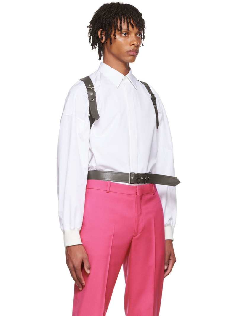 Grey Leather Harness 2