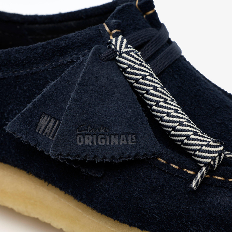 Wallabee Navy Suede 8