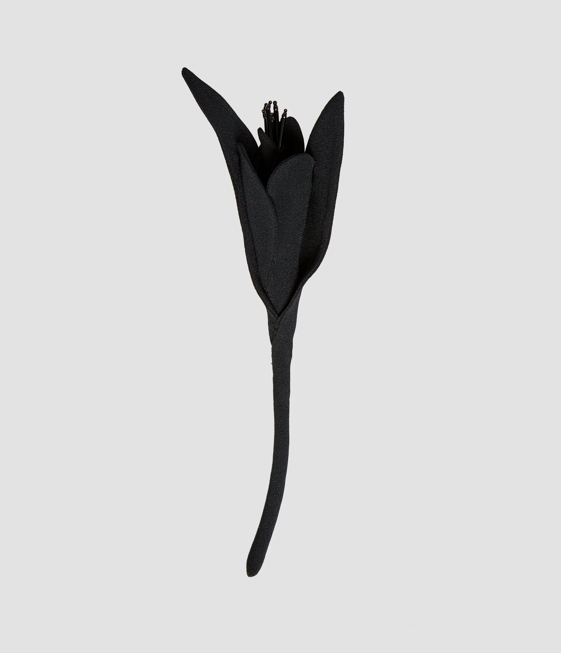 SATIN FLOWER BROOCH - 1