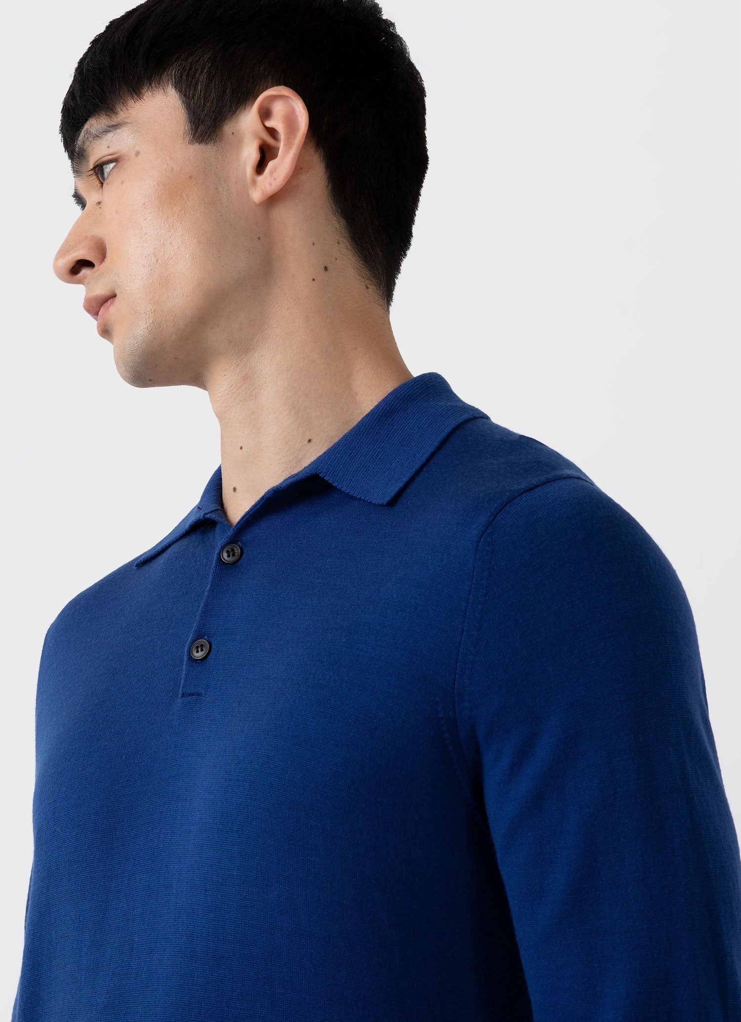 Fine Merino Wool Polo Shirt - 5