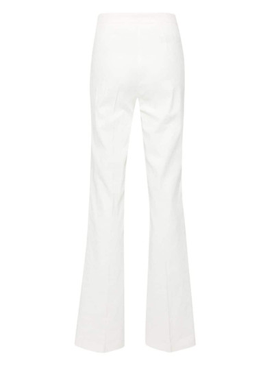 PINKO high-waisted linen-blend trousers outlook