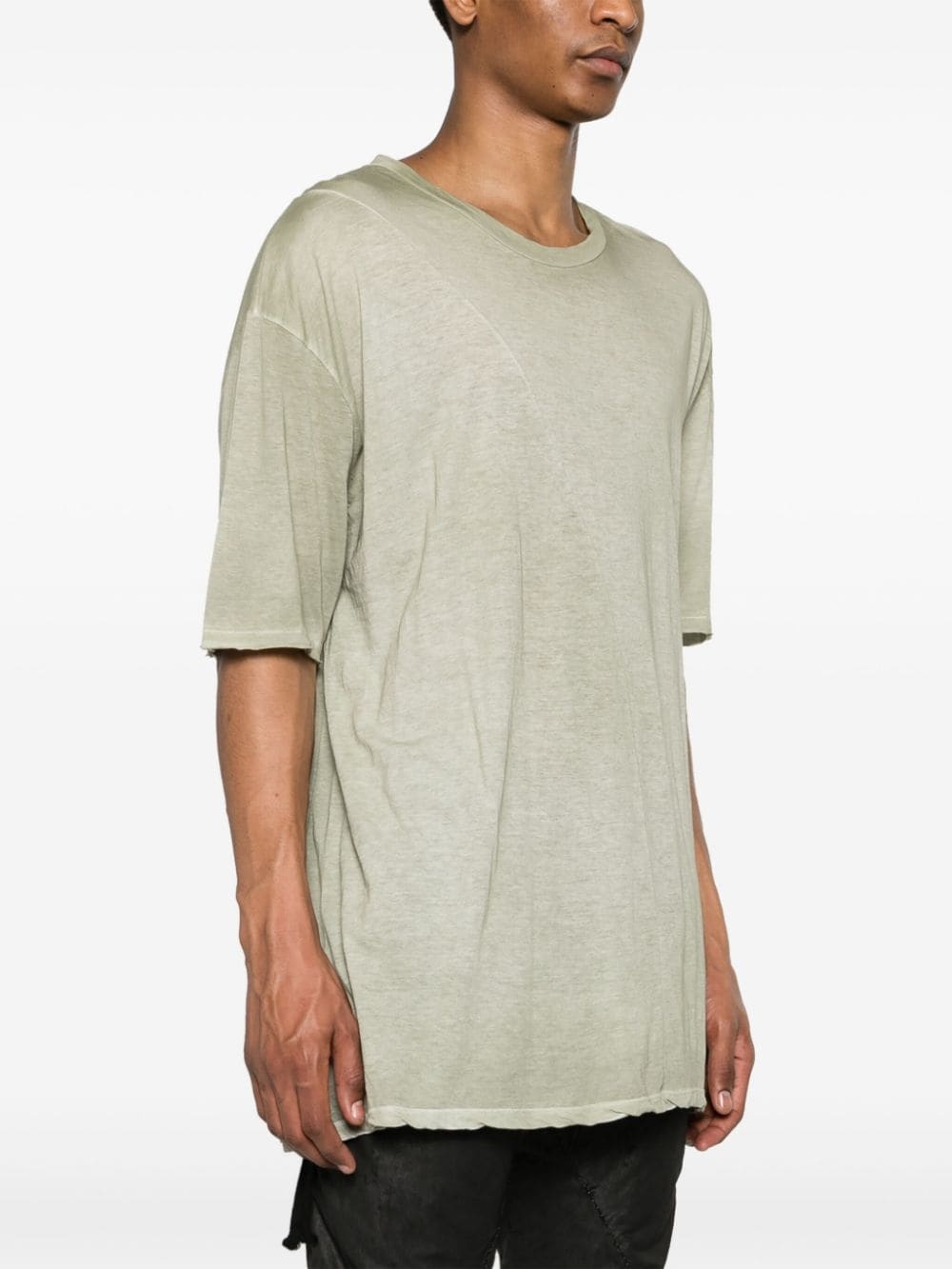 drop-shoulder mÃ©lange T-shirt - 3