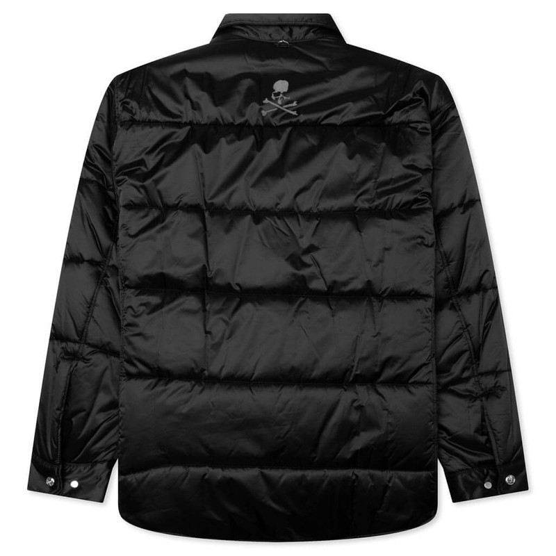MASTERMIND WORLD PADDED SHIRT JACKET - BLACK outlook