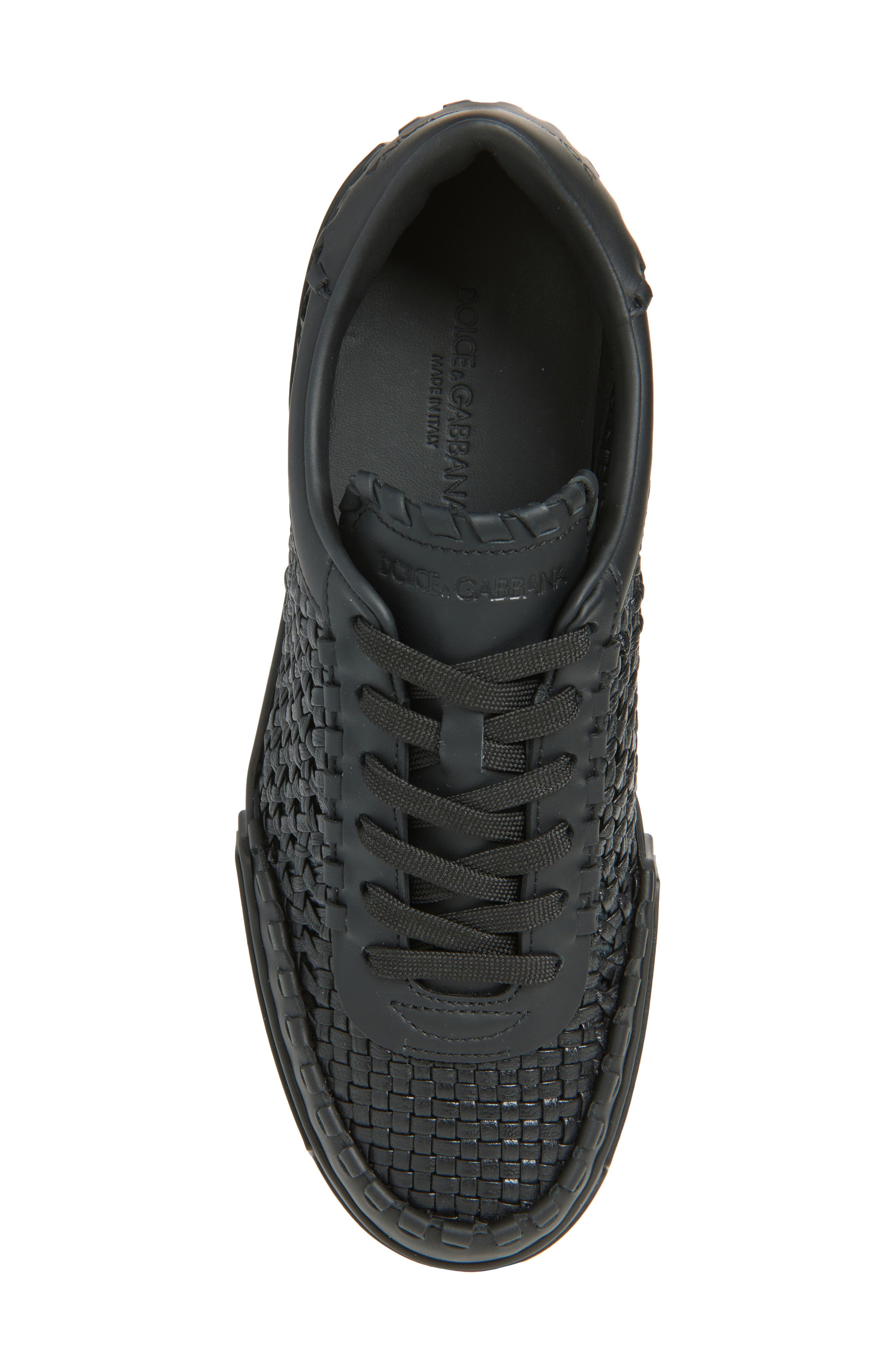 Dolce&Gabbana Portofino Yacht Sneaker in 8T763 Nero/Nero/Nero at Nordstrom - 5