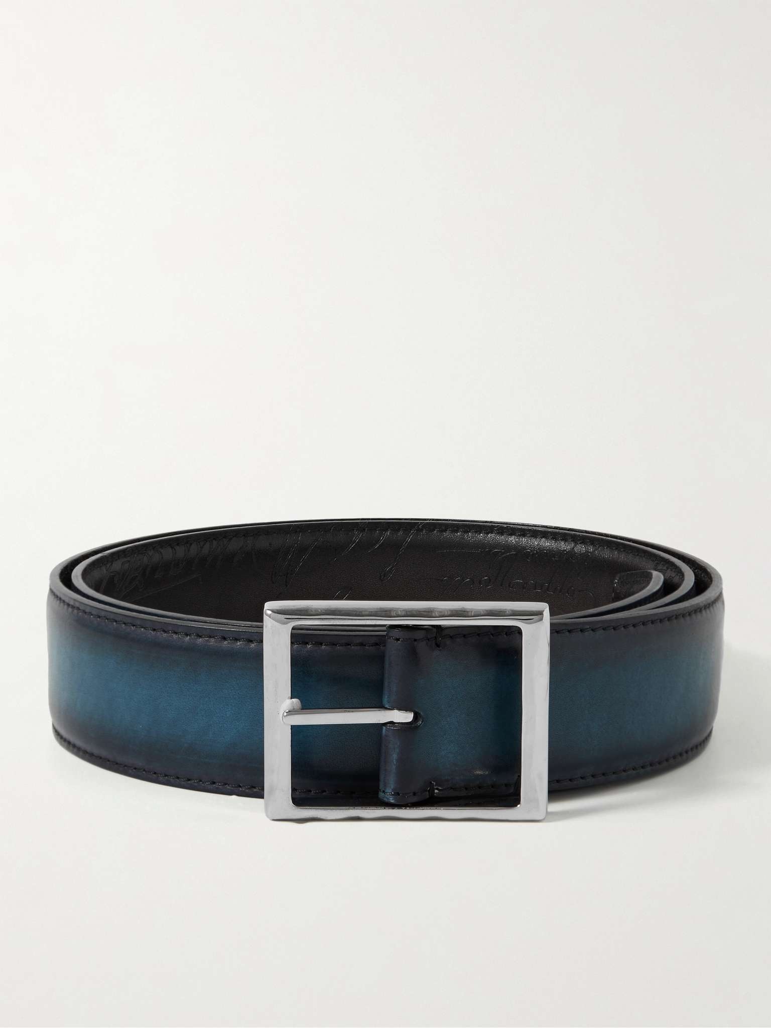 3.5cm Reversible Leather Belt