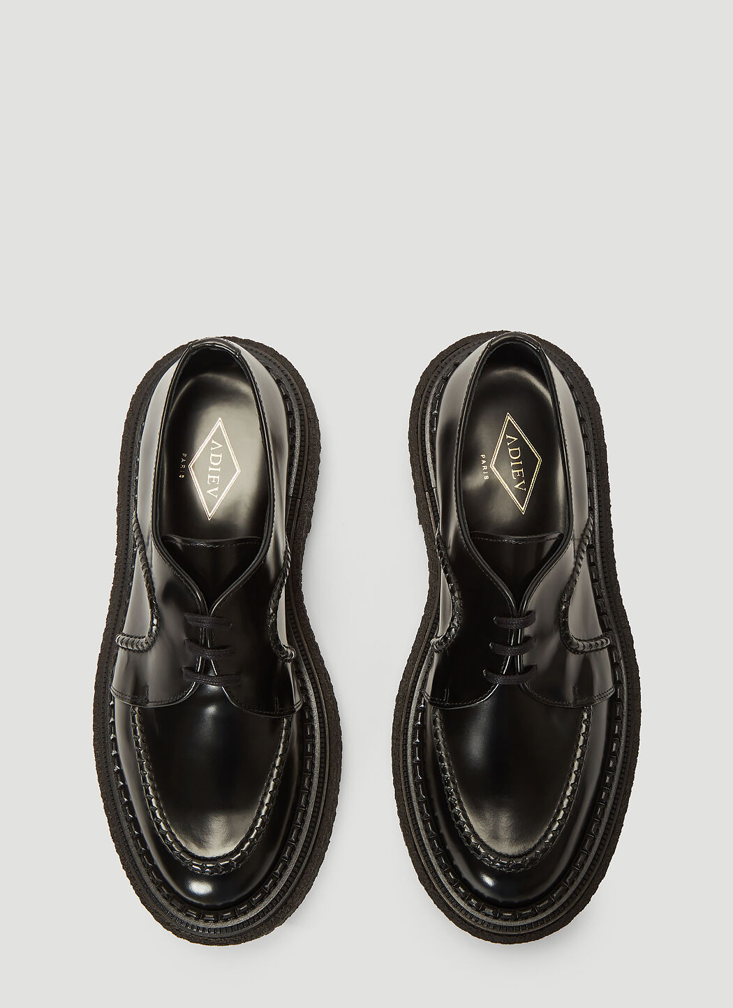 Leather Lace-Up Shoes - 2