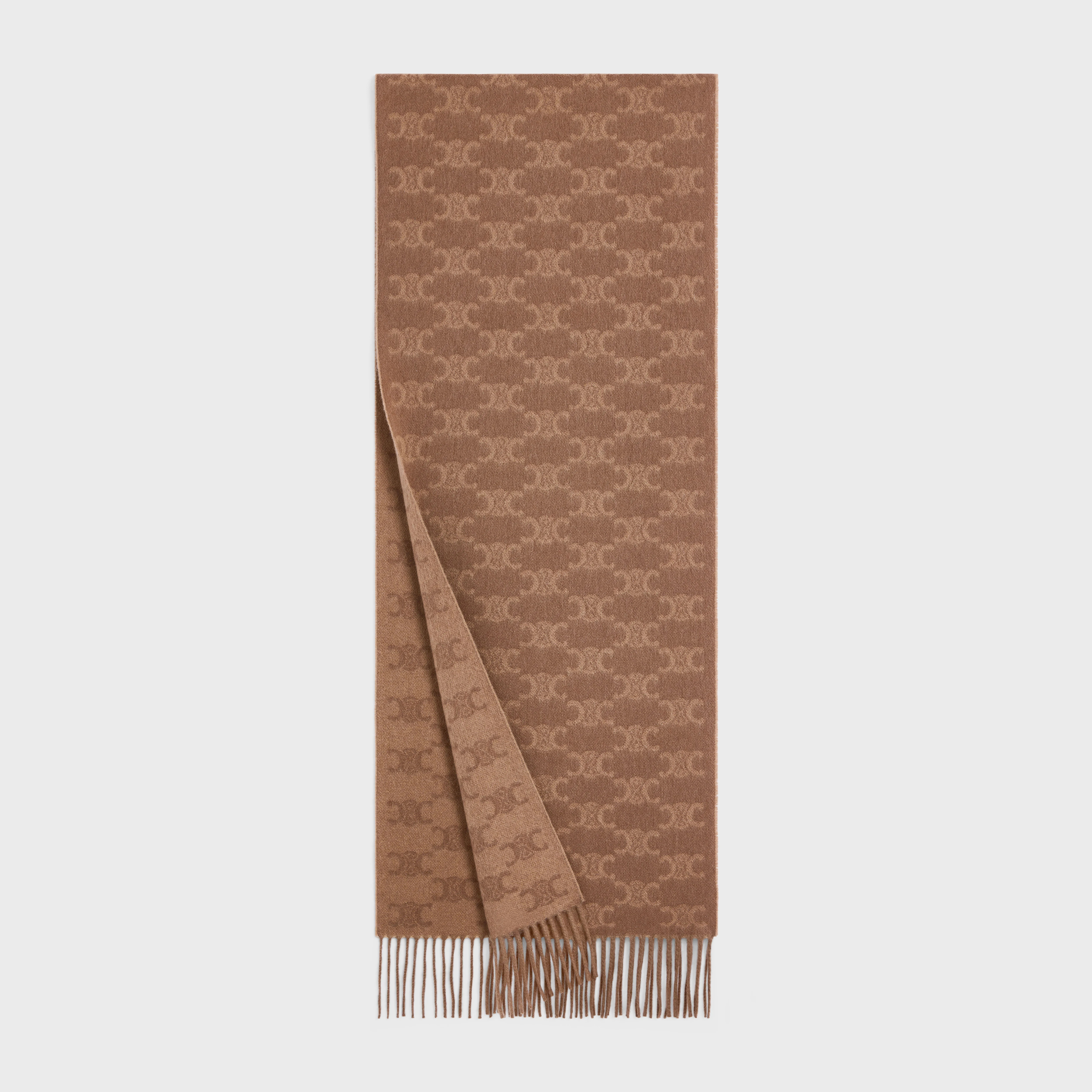 scarf in monogram cashmere - 3