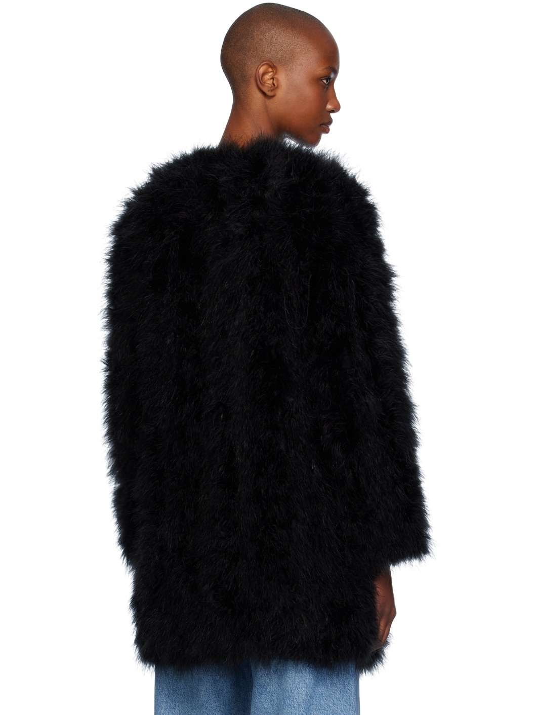Black Feather Jacket - 3