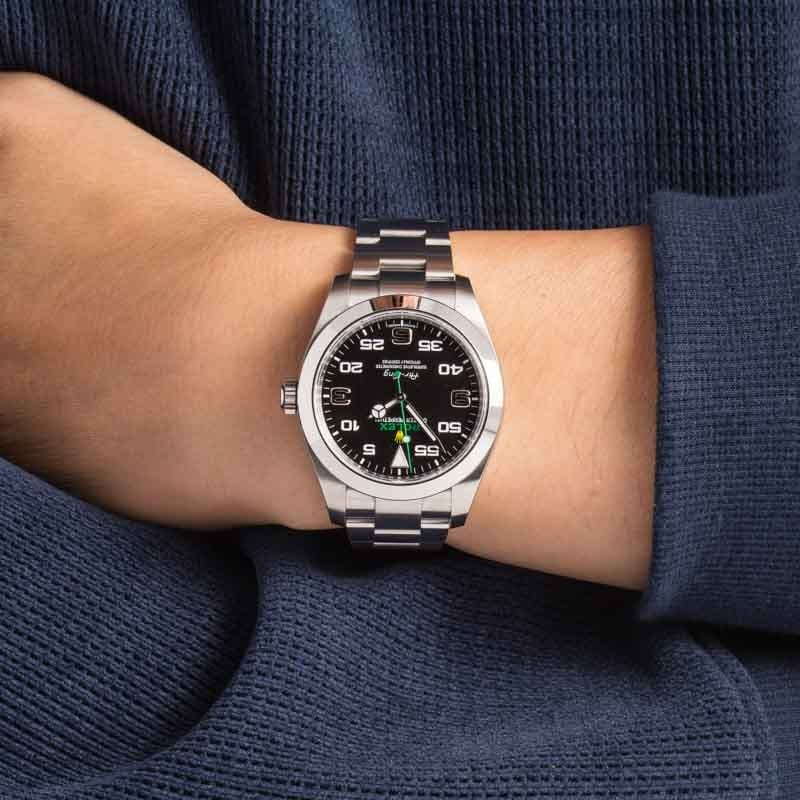 Rolex Air-King Ref 116900 Black Dial - 5