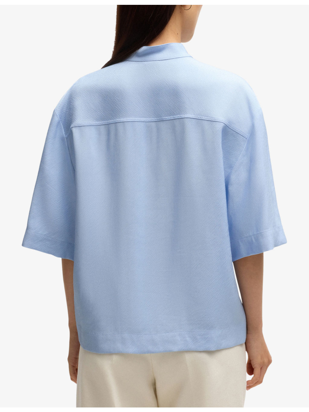Relaxed-fit short-sleeved woven shirt - 4