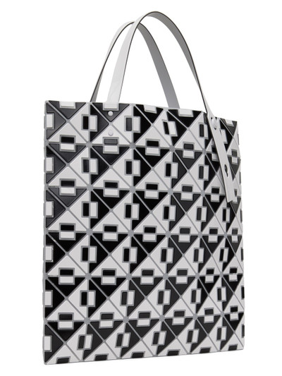 BAO BAO ISSEY MIYAKE White & Black Connect 6x6 Tote outlook