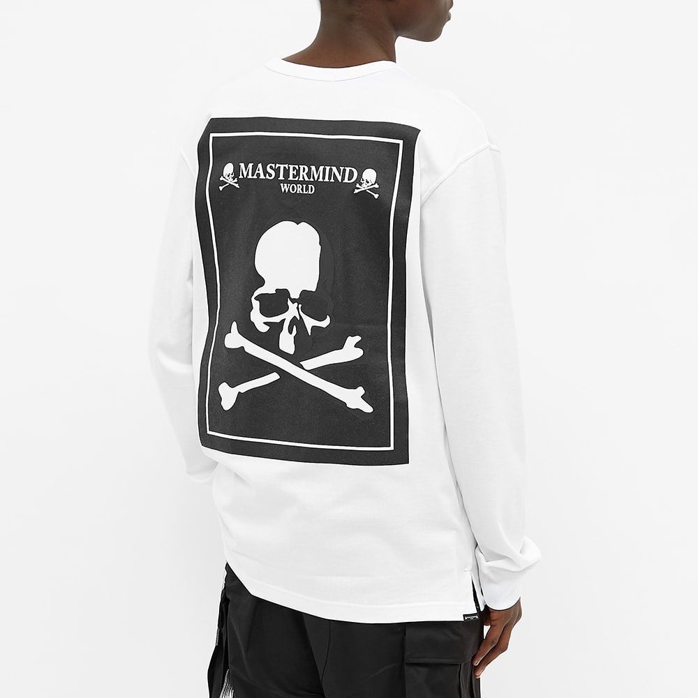 MASTERMIND WORLD Label Logo Long Sleeve Tee - 5