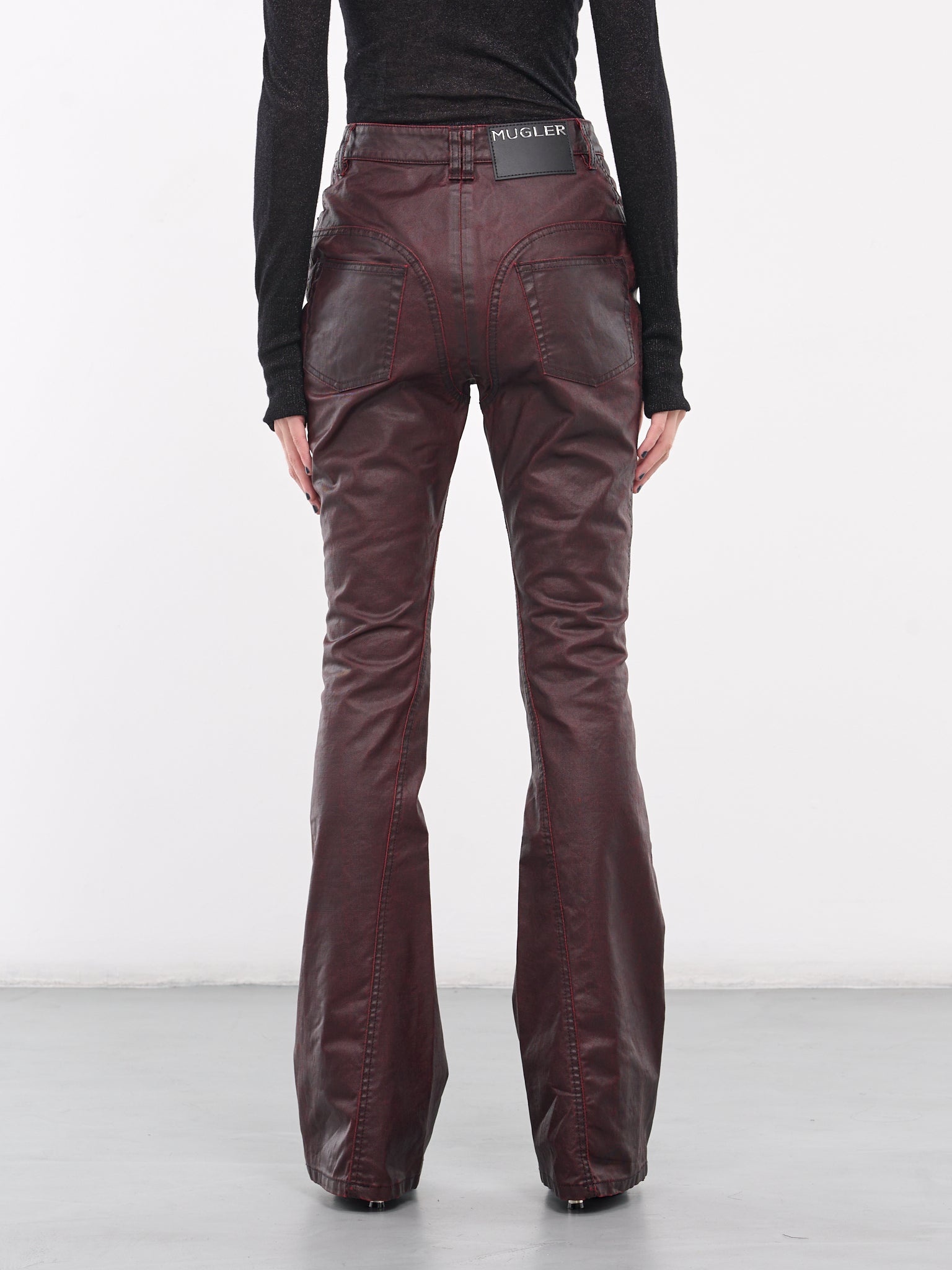 Vampire Waxed Denim Trousers - 3
