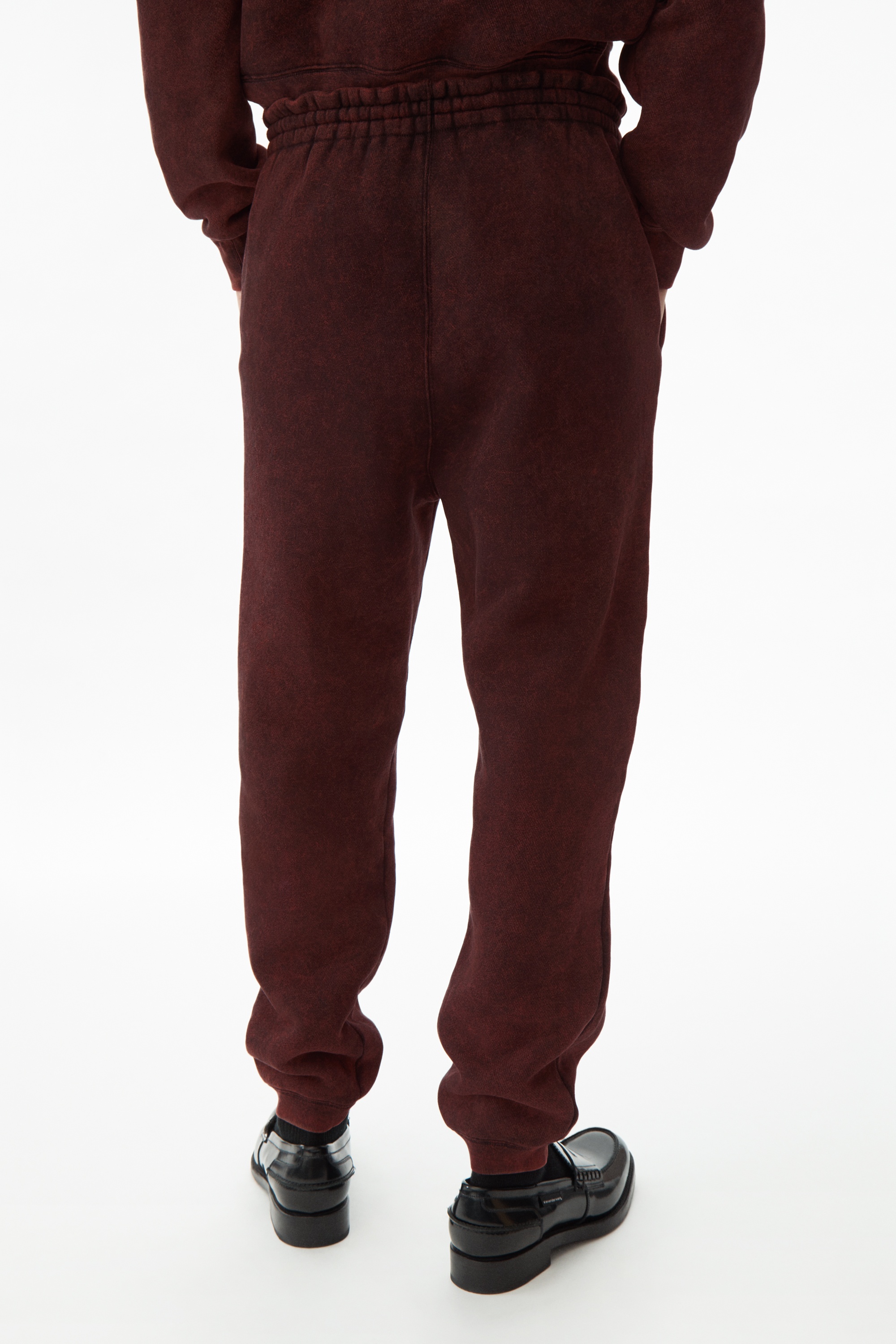 ACID WASH DENSE FLEECE SWEATPANT - 4