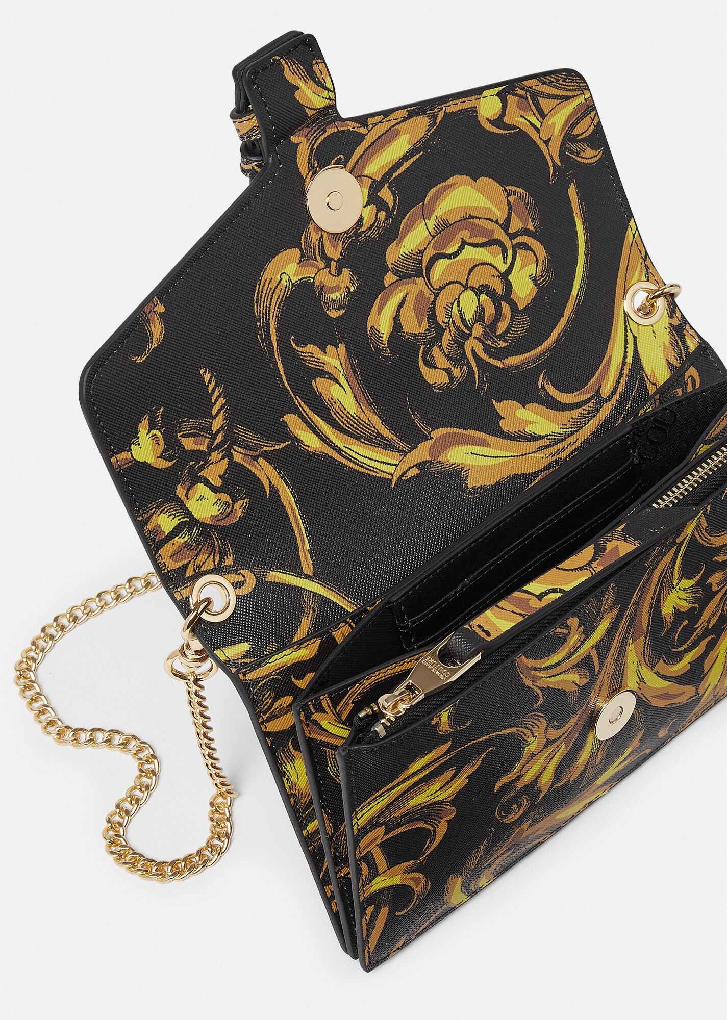 Regalia Baroque print Couture1 Chain Wallet - 5