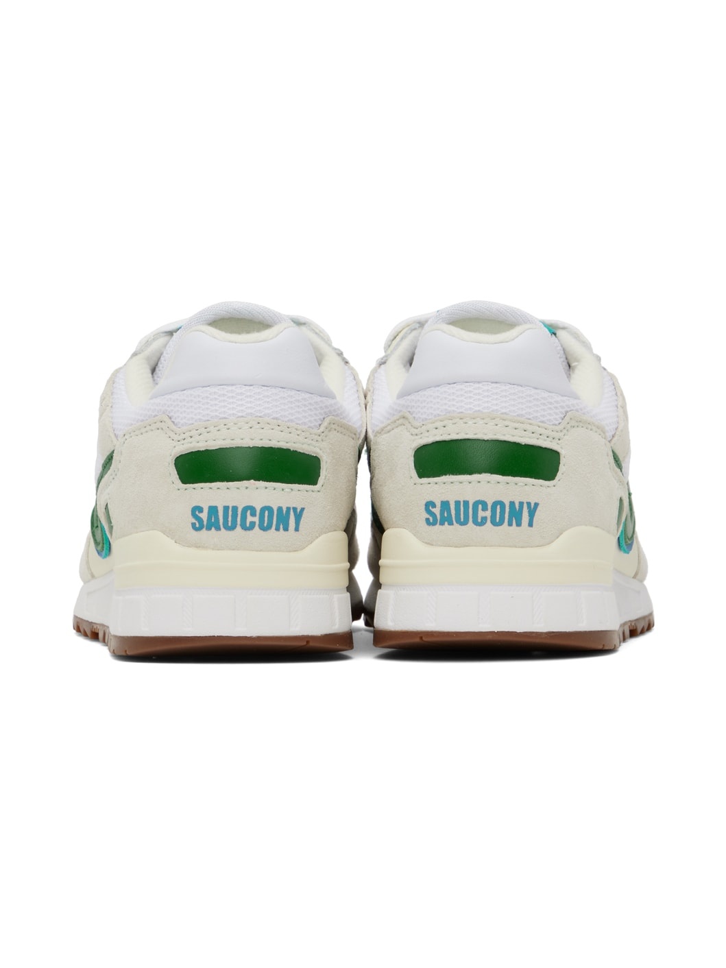 White & Green Shadow 5000 Premium Ivy Prep Sneakers - 2