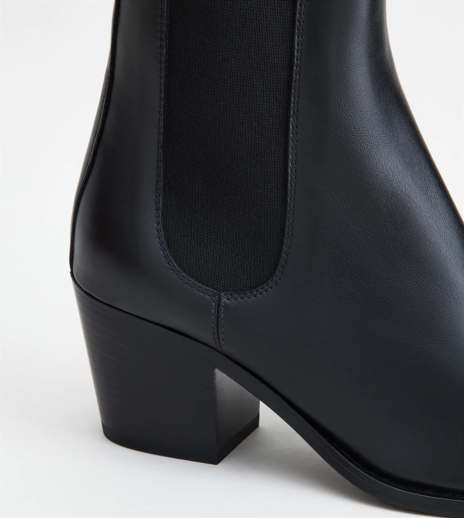 LEATHER BOOTS - BLACK - 6