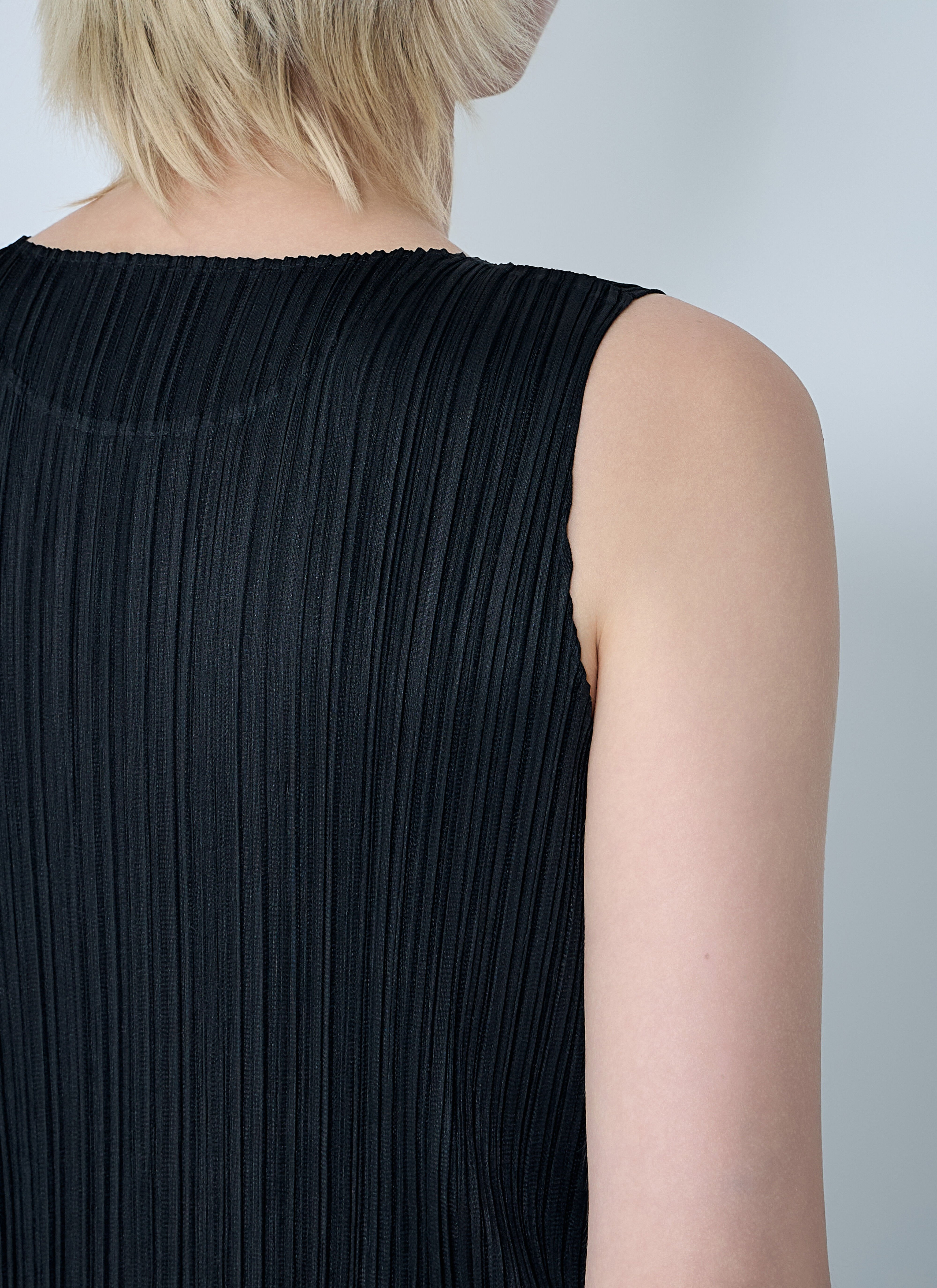 Pleated Midi Dress - 5