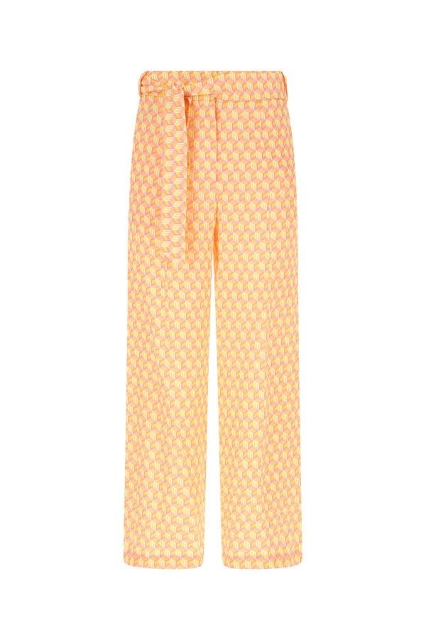 Embroidered lyocell pant - 1