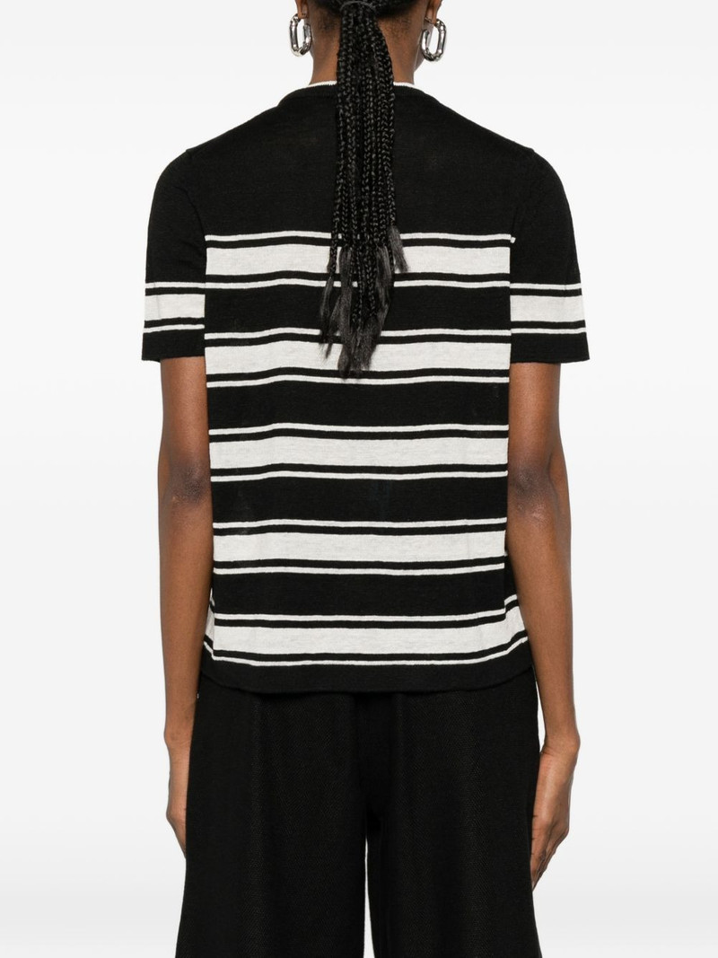 striped linen T-shirt 4