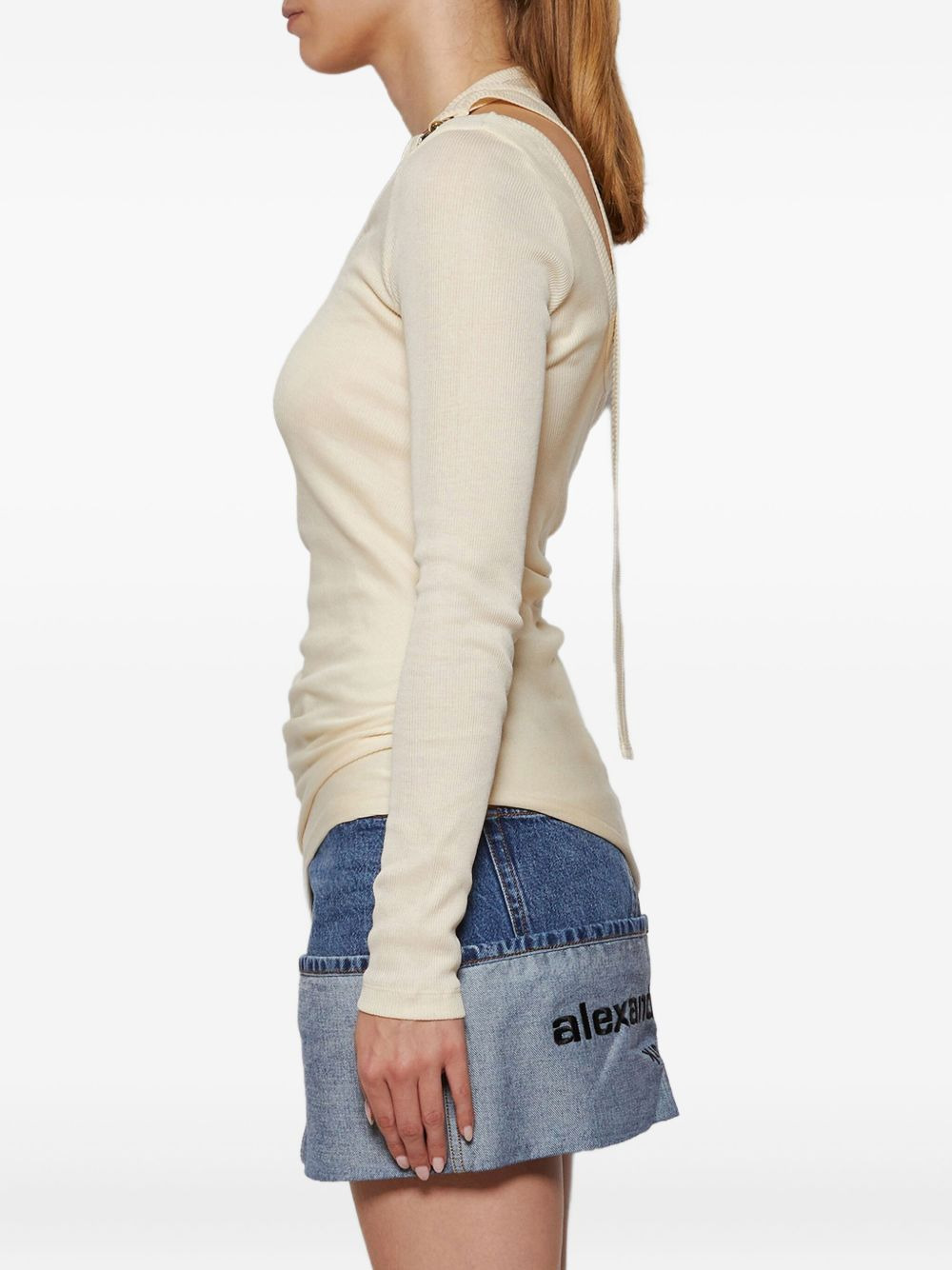 ribbed twisted top - 4