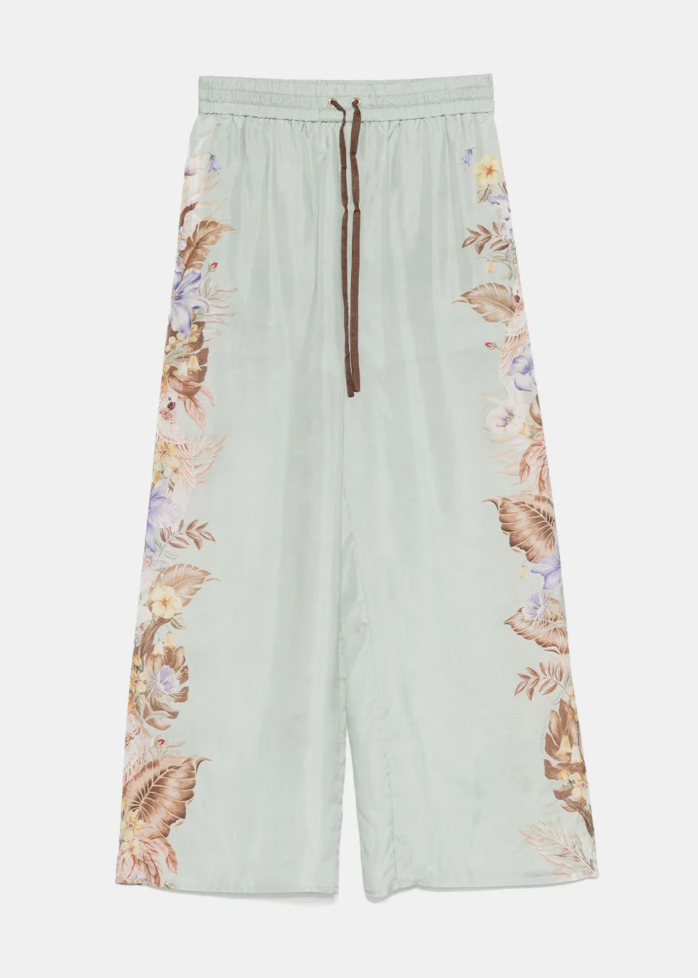 Sage Multi Floral Coco Relaxed Pants - 1