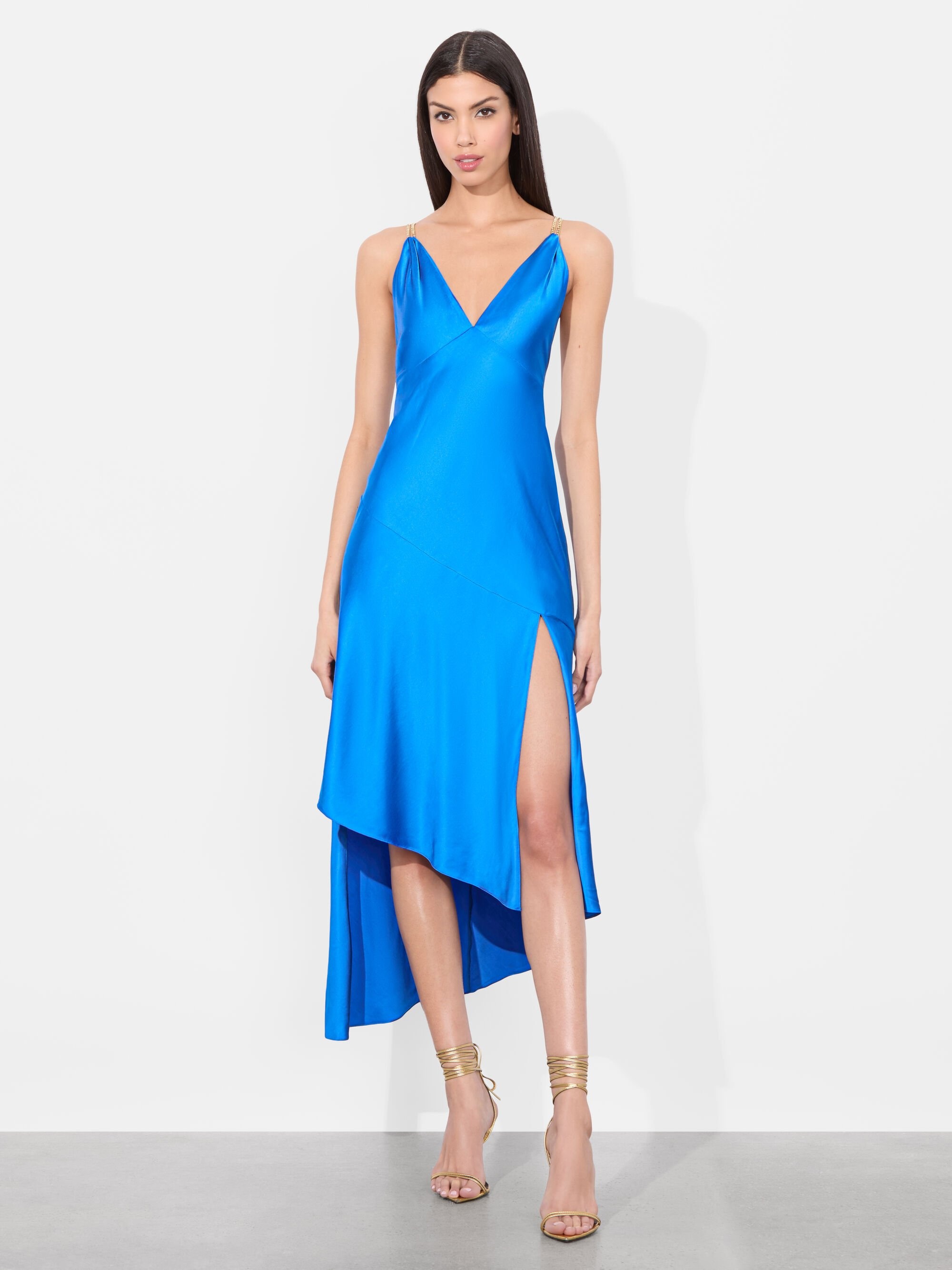 SAVANA CHAIN STRAP MIDI DRESS - 2