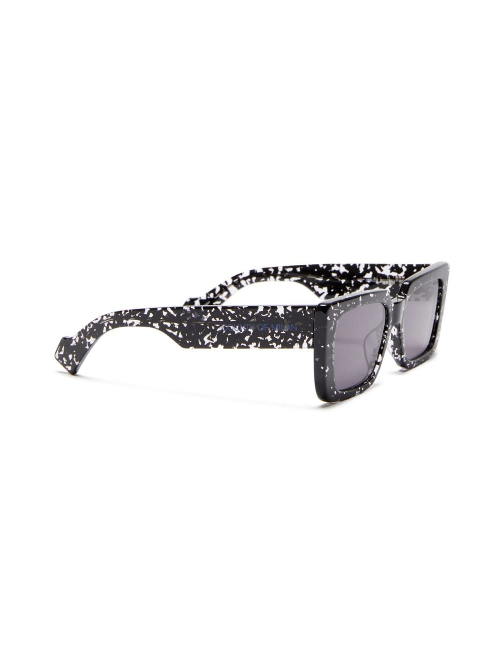 Tecka square-frame speckled sunglasses - 3