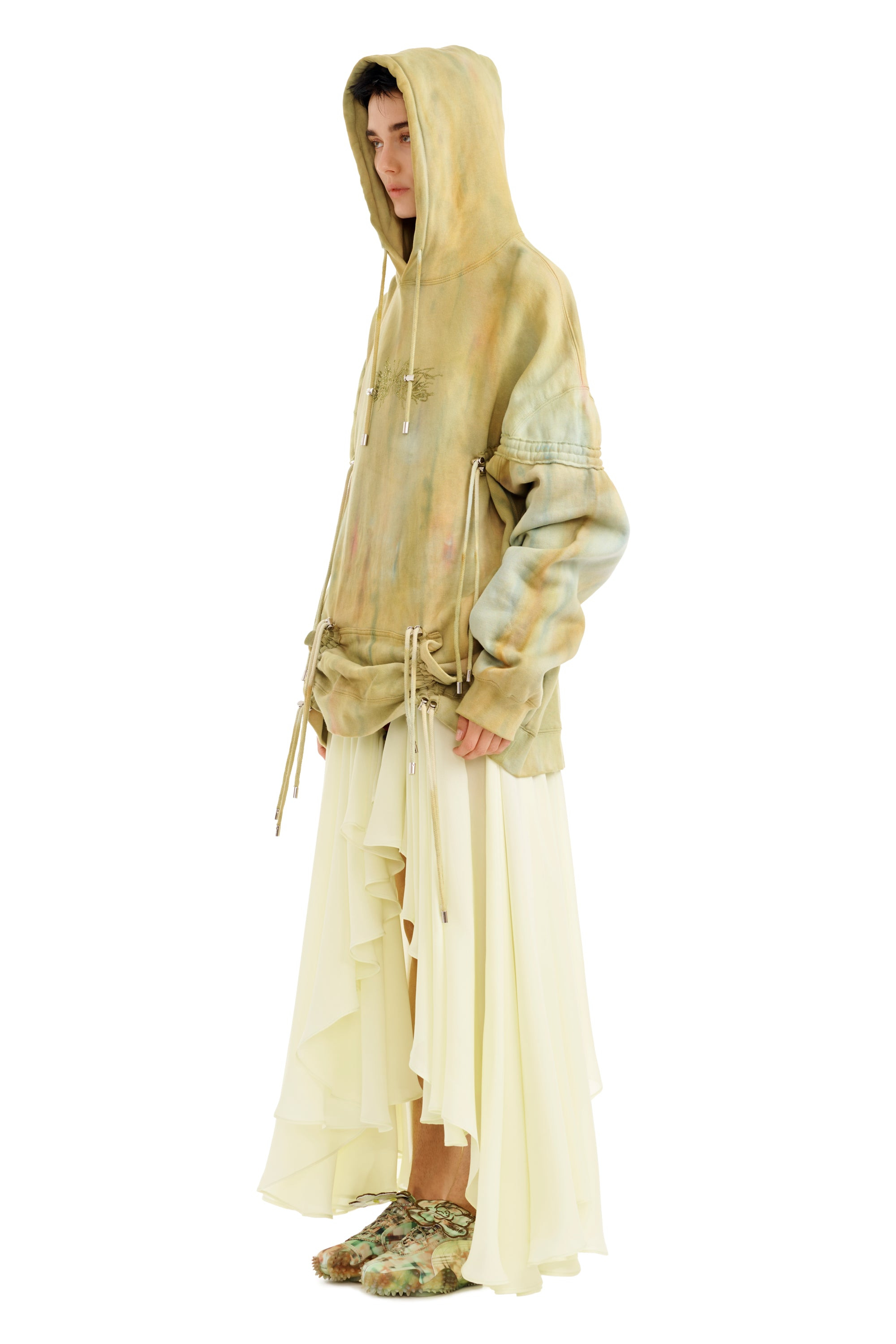 SEA MOSS RHINESTONE BURST HOODIE - 10
