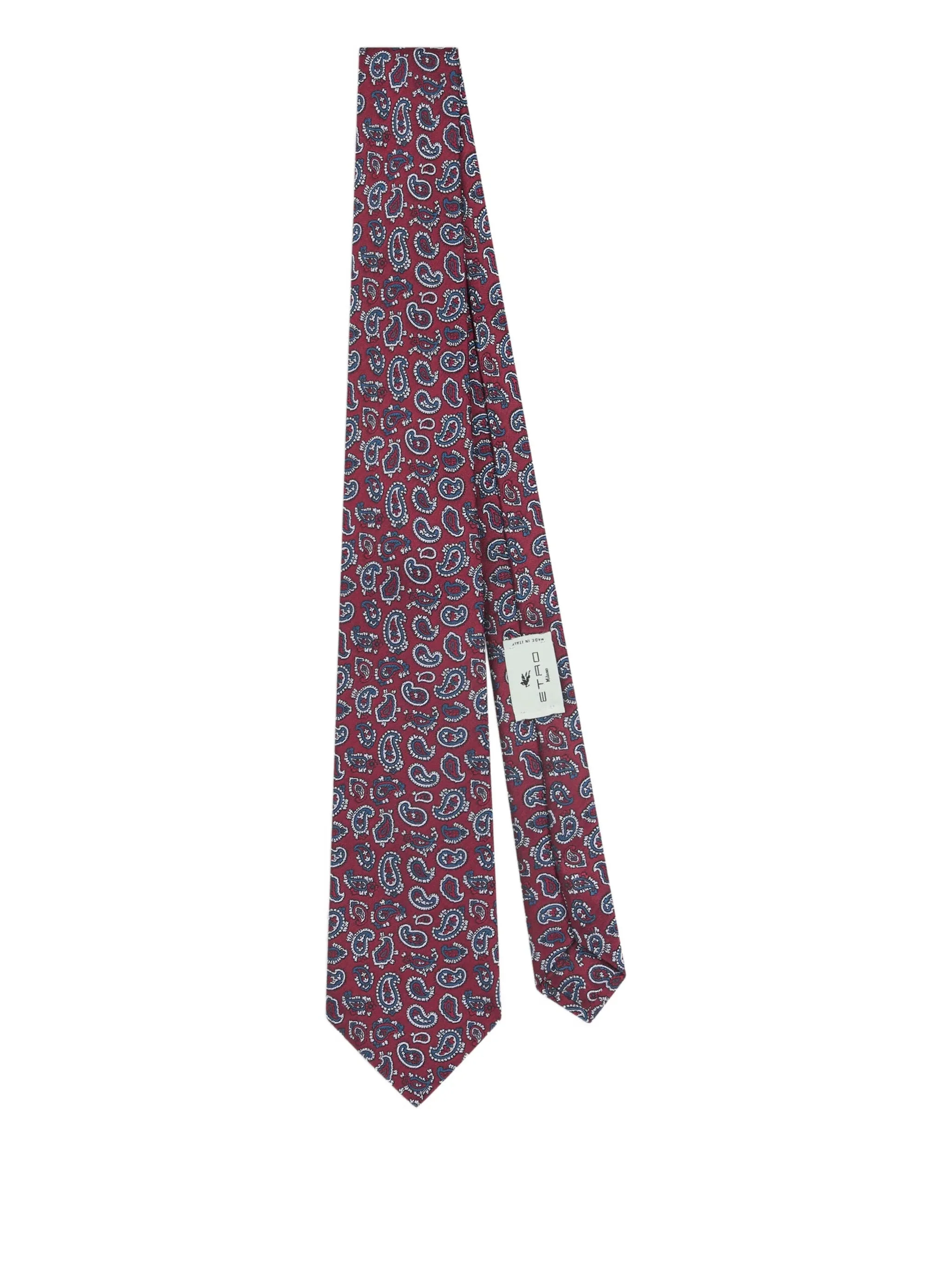 Etro Jacquard Paisley Silk Tie - 1