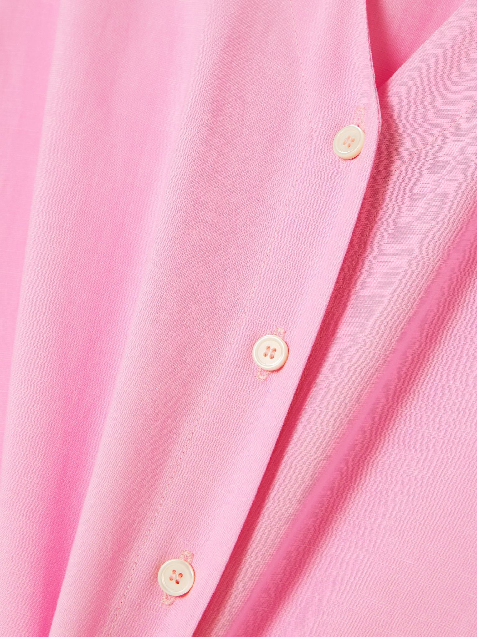 Poplin mini dress Pink - 4