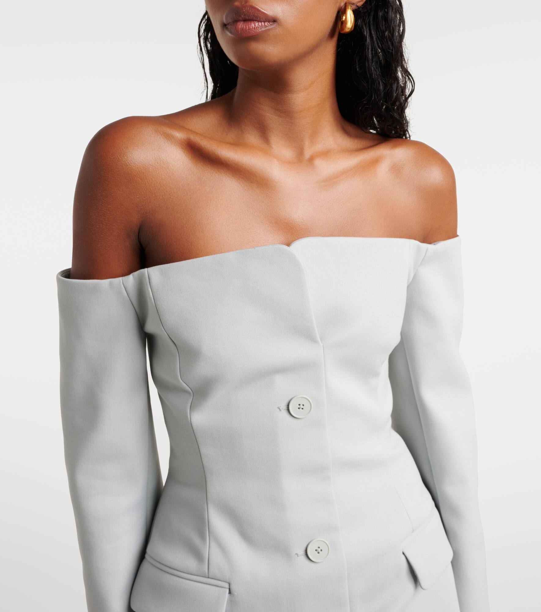 Sandrine off-shoulder minidress - 4